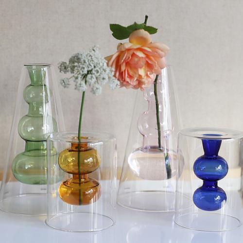 Nordic Creative Hydroponic Glass Vase for Home Decor