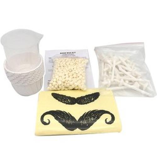 Nose Hair Wax Kit, Paper-free Honey Bean Solid Hair Removal Wax Nose Set