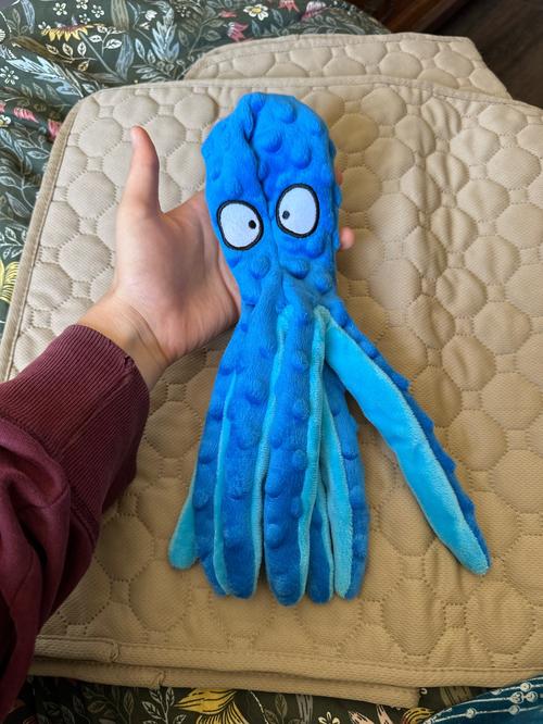 Octopus Plush Dog Toys for Teething - Soft, Durable, Interactive Chew Toys photo review