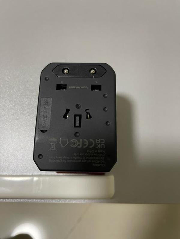 One-Size-Fits-All Travel Plug Adapter That Works In 150+ Countries photo review