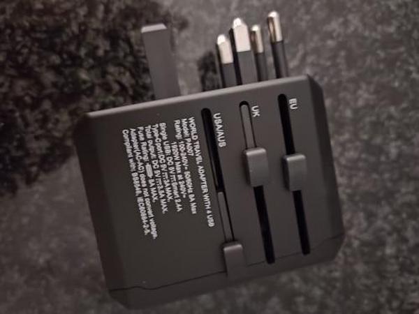 One-Size-Fits-All Travel Plug Adapter That Works In 150+ Countries photo review