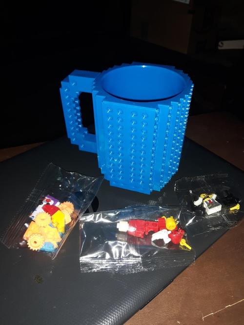 Original Build-On Brick Mug, DIY Block Puzzle Mug photo review