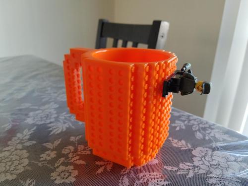 Original Build-On Brick Mug, DIY Block Puzzle Mug photo review