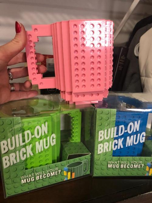 Original Build-On Brick Mug, DIY Block Puzzle Mug photo review