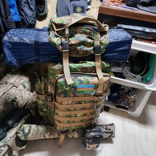 Outdoor Camouflage Backpack Men Large Capacity Waterproof Backpack Travel Backpack  Hiking Bag photo review