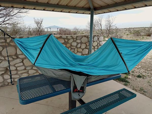 Outdoor Camping Hammock with Mosquito Net for Two Persons photo review