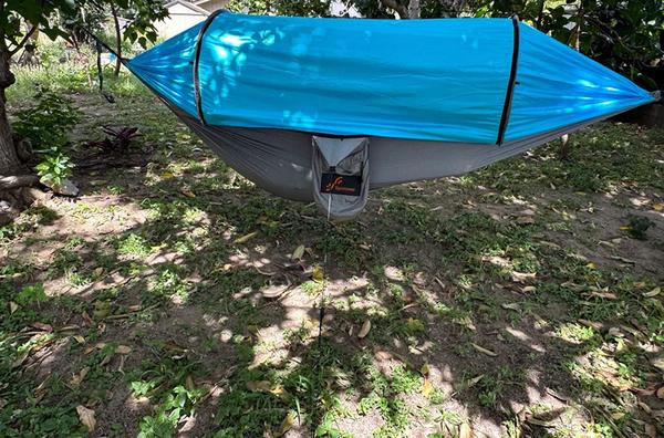 Outdoor Camping Hammock with Mosquito Net for Two Persons photo review