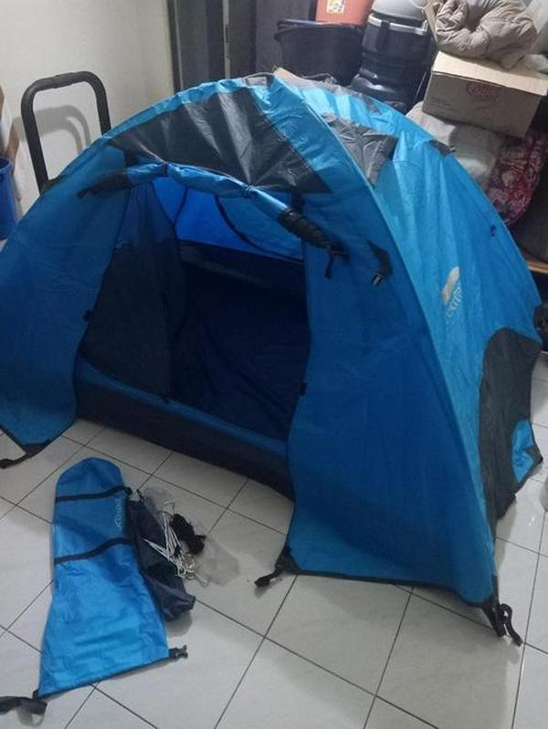 Outdoor Fishing Camping Couple Tent photo review