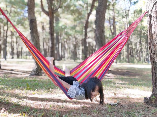 Outdoor Hammock Stand Swing With Wooden Curved Arc photo review