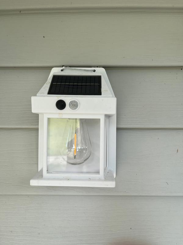 Outdoor Solar Wall Lamp Waterproof Lamp Induction photo review