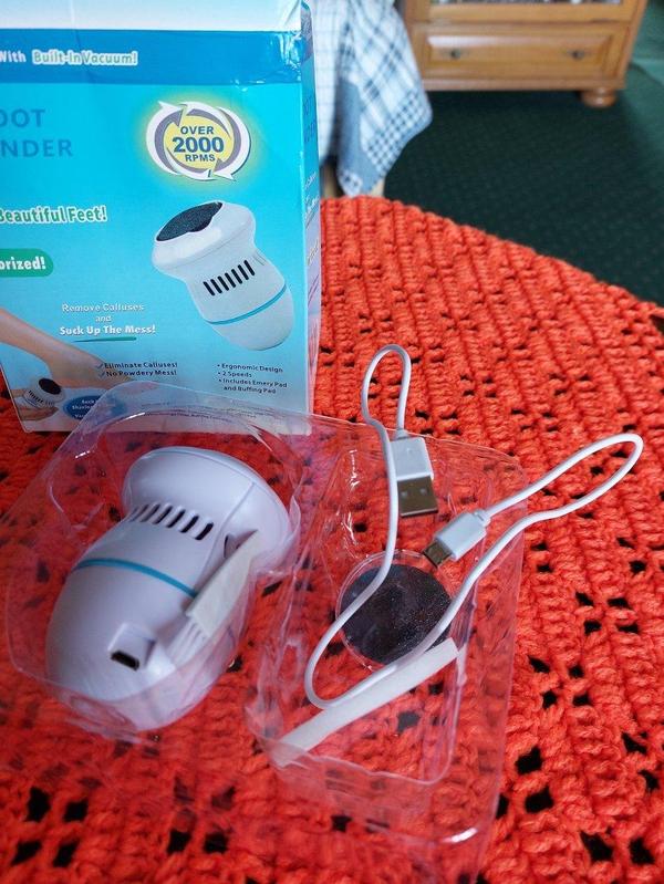 Pedi Vac Electric Callus Remover - Portable Dead Skin Foot File photo review