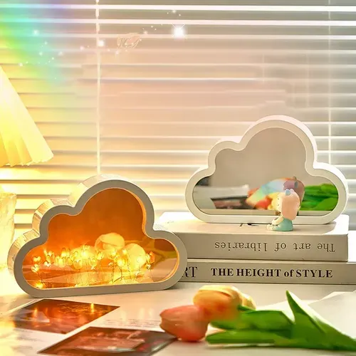 Personalized Photo Cloud Lamp with LED Night Light for Girls' Bedroom Birthday Gifts