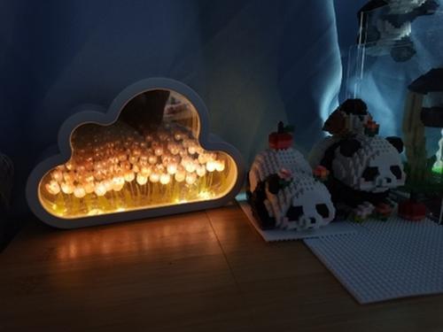 Personalized Photo Cloud Lamp with LED Night Light for Girls' Bedroom Birthday Gifts photo review