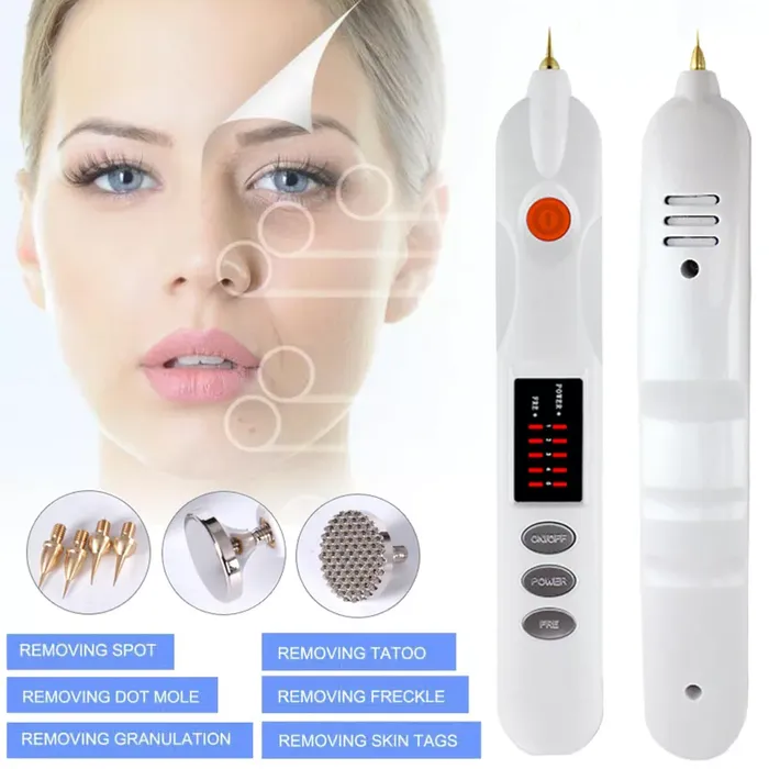 2 in 1 Dot Removal Pen for Removing Tattoos, Freckles, Skin Stains, Wrinkles, Plasma Pen For Skin Tags, Moles, Warts And Tattoos