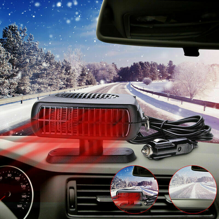 Portable Car Heater Fan Defroster with Hot and Cold Modes