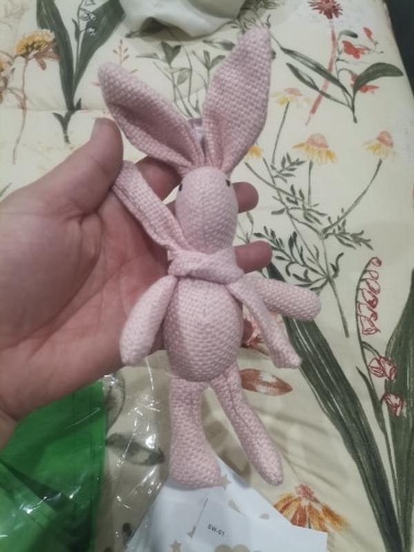 Portable Cute Lace Dress Rabbit Plush Toy for Baby Girl photo review