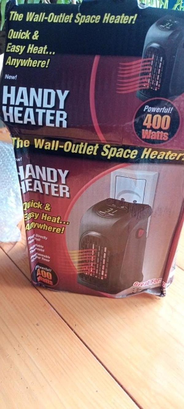 Portable Electric Wall Heater with Adjustable Thermostat for Home photo review