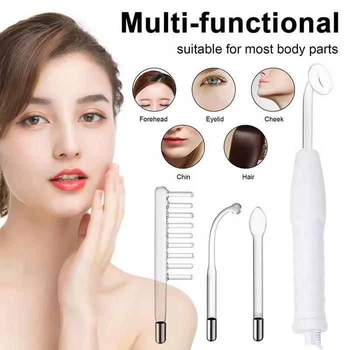 Portable High Frequency Facial Wand for Acne and Skin Care