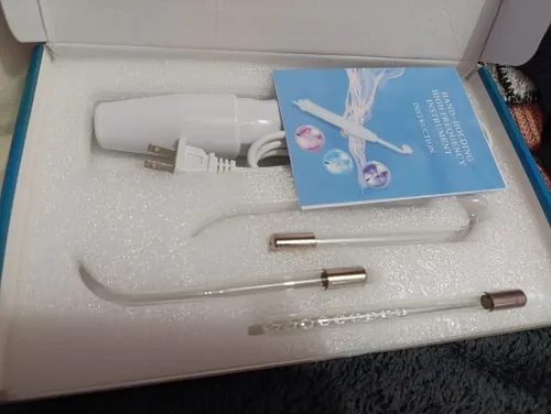 Portable High Frequency Facial Wand for Acne and Skin Care photo review