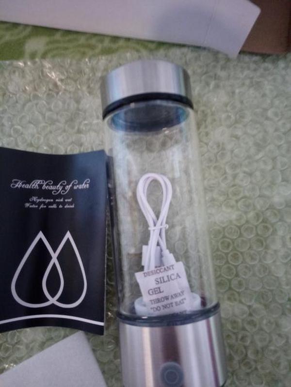 Portable Hydrogen Ionizer Water Bottle photo review