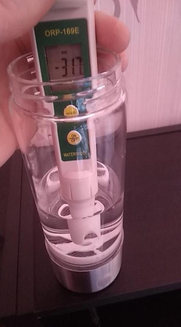 Portable Hydrogen Ionizer Water Bottle photo review