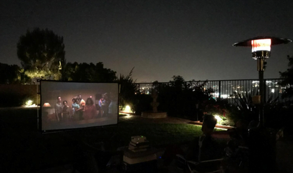 Portable Outdoor Movie Projector Screen 60 Inch to 150 Inch photo review