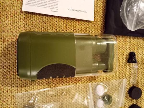 Portable Outdoor Water Purifier for Camping, Hiking, and Survival photo review