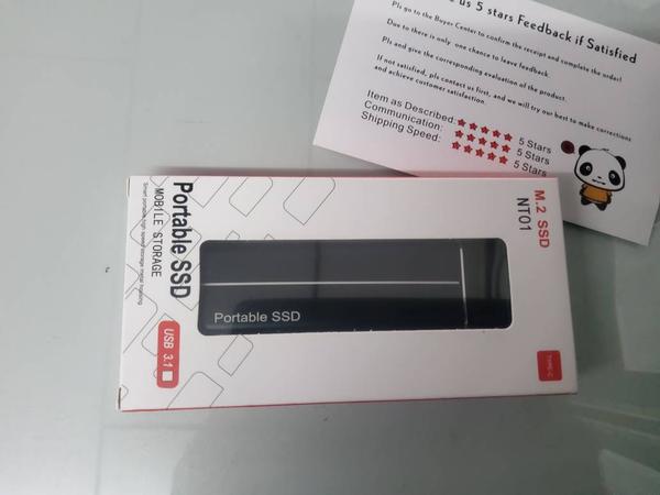 Portable SSD High-Speed External Hard Drive photo review