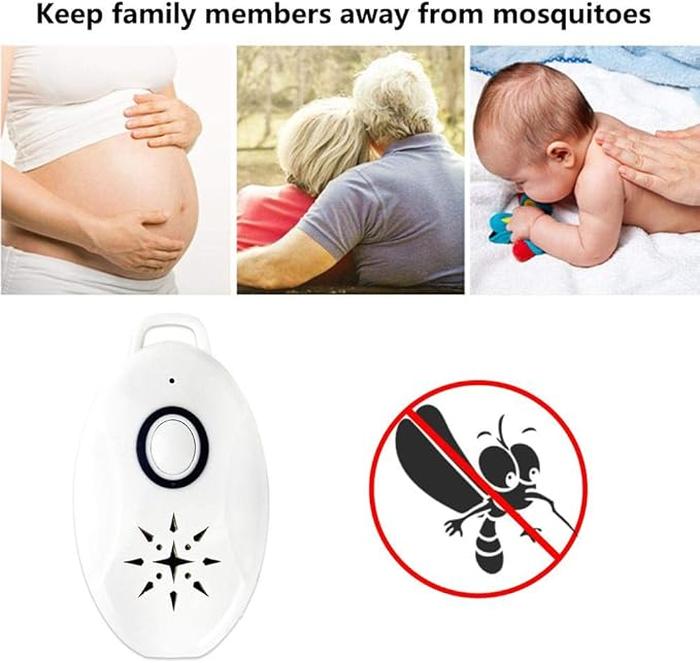 Portable Ultrasonic Mosquito Repellent for Outdoor Use, Pest Reject, Flea &amp; Tick Prevention