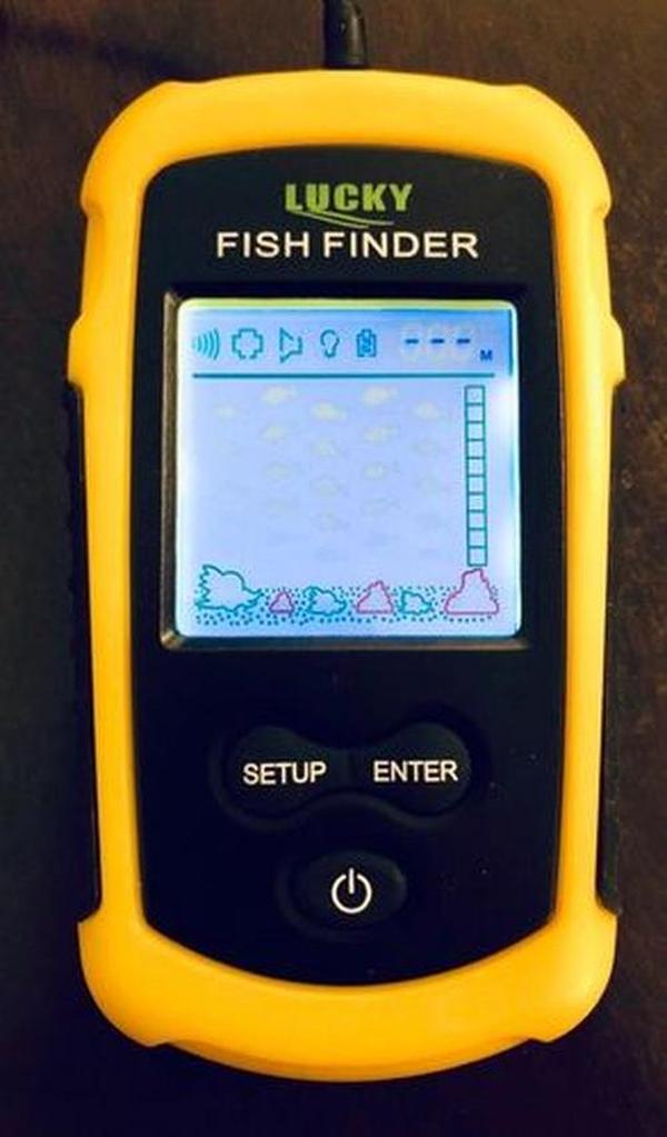 Portable Wireless Smart Pro Fish Finder Sonar Detector With Display photo review