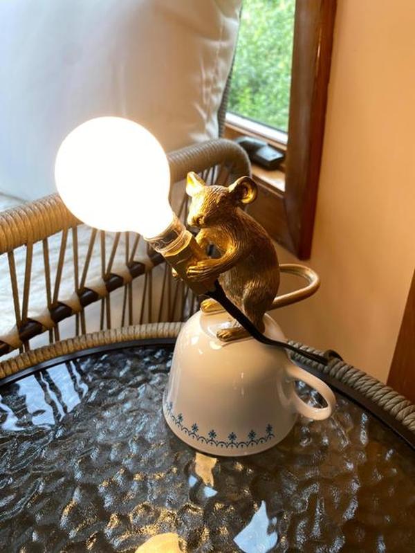 Post-Modern Resin Mouse LED Table Lamp - Creative Night Light for Bedroom, Bedside, Study Desk photo review