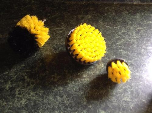 Electric Drill Brush Set for Floor, Tile, and Car Cleaning photo review