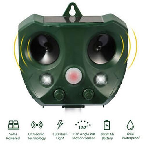 Powerful Ultrasonic Garden Squirrel Repeller Deterrent