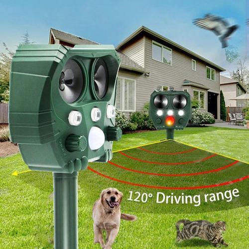 Powerful Ultrasonic Garden Squirrel Repeller Deterrent