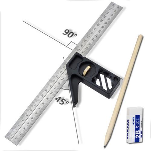 Precision Combination Square Double Square For Carpenter