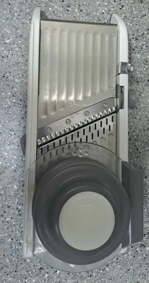 Mandoline Food Slicer for Kitchen, Adjustable Vegetable Chopper-Stainless Steel Food Chopper, Vegetable Slicer photo review