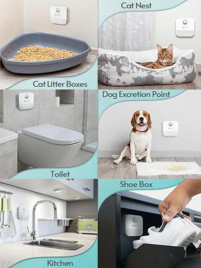 Rechargeable Cat Deodorizer Box Air Purifier