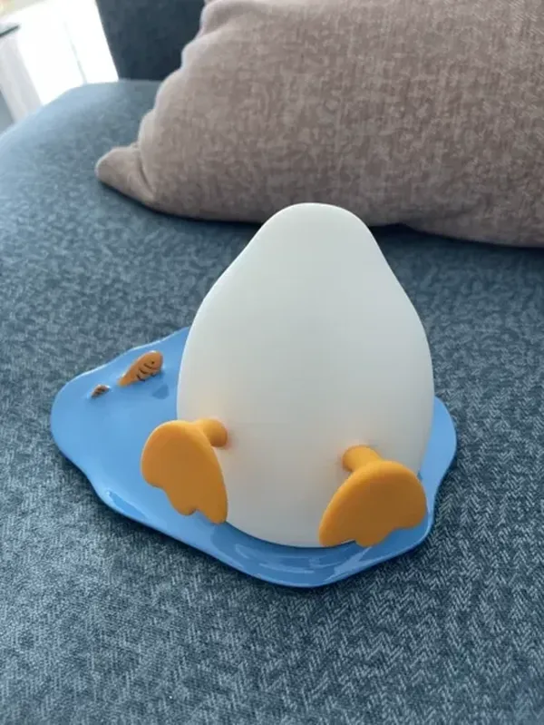 Rechargeable Duck Shaped LED Night Light for Kids, USB Charge, Dimmable, Phone Holder, Baby Gift, High Quality photo review