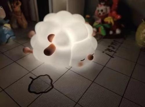 Rechargeable LED Cute Sheep Night Light with Touch Sensor for Kids Bedroom Decor photo review