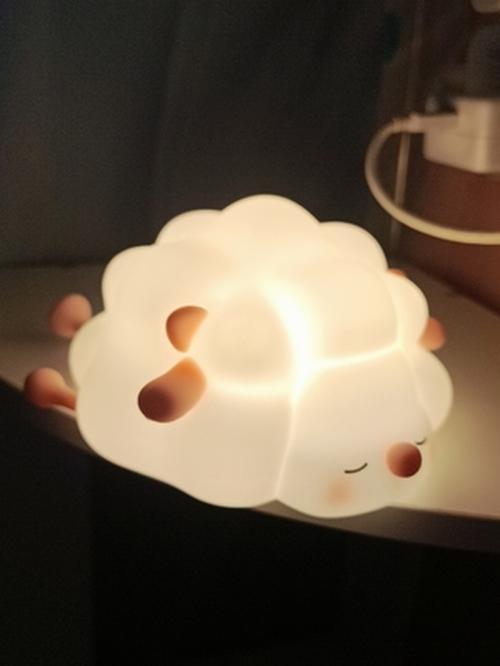 Rechargeable LED Cute Sheep Night Light with Touch Sensor for Kids Bedroom Decor photo review