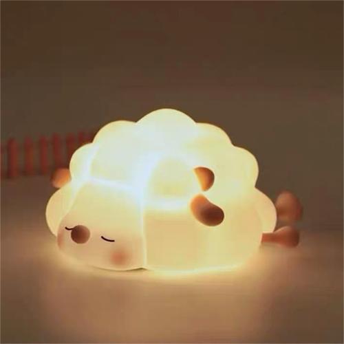 Rechargeable LED Cute Sheep Night Light with Touch Sensor for Kids Bedroom Decor photo review