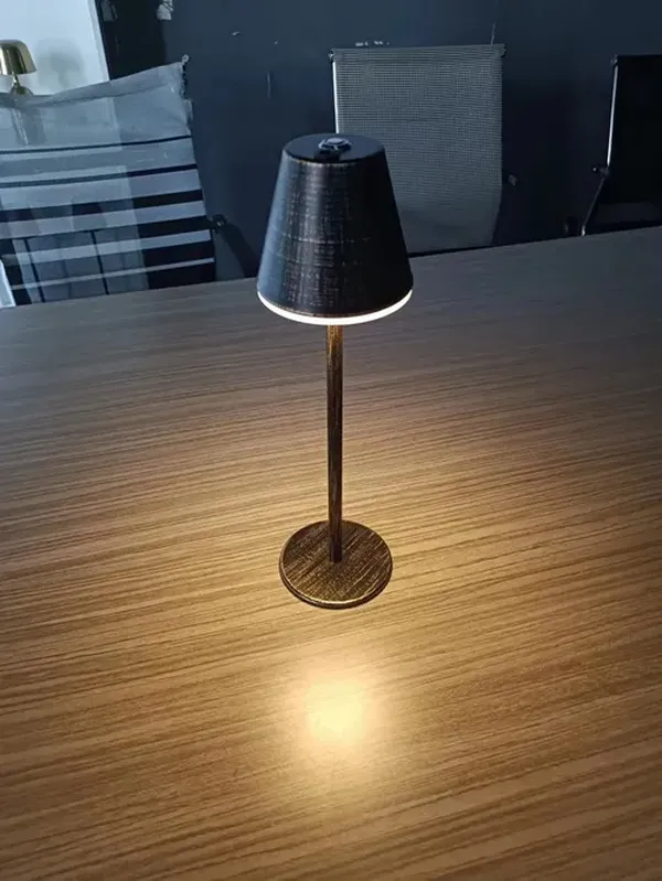 Rechargeable LED Desk Lamp with USB Charging Port for Bedroom, Office, Restaurant, Bar photo review