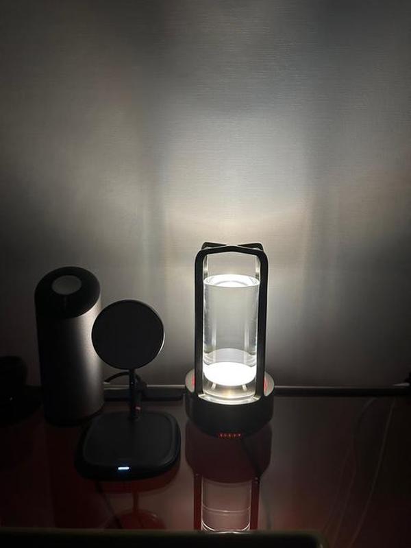 Rechargeable Metal LED Cordless Table Lamp with Touch Dimming for Restaurant Bedroom Home Outdoor Decor photo review