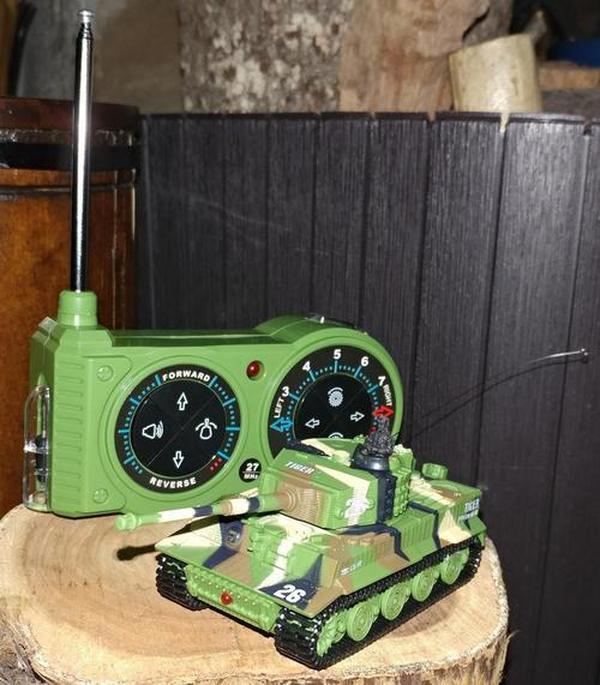 Remote Control Mini Tank Tiger Military Model photo review