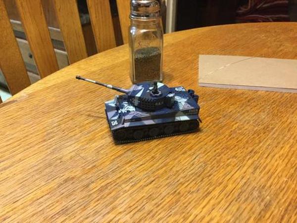 Remote Control Mini Tank Tiger Military Model photo review