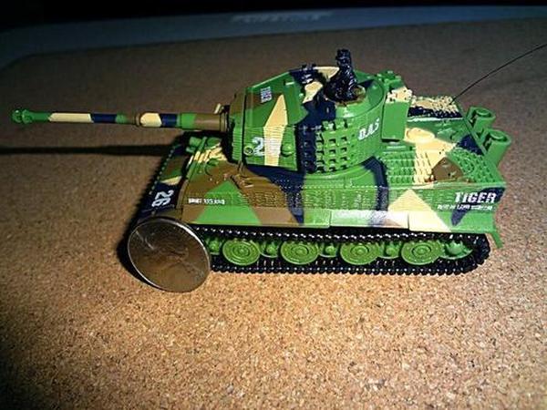 Remote Control Mini Tank Tiger Military Model photo review