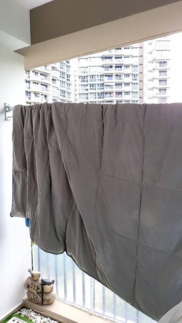 Retractable Cloth Drying Rack, Folding Clothes Hanger, Wall Mount photo review