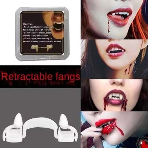 Retractable Vampire Fangs Teeth