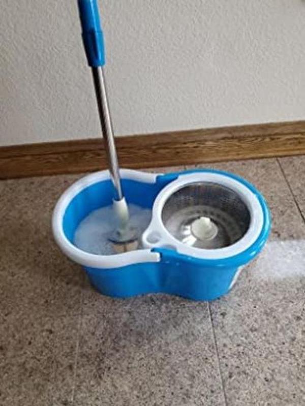 Rolling Magic 360 Floor Spin Mop Bucket, Household Mopping Bucket Automatic photo review