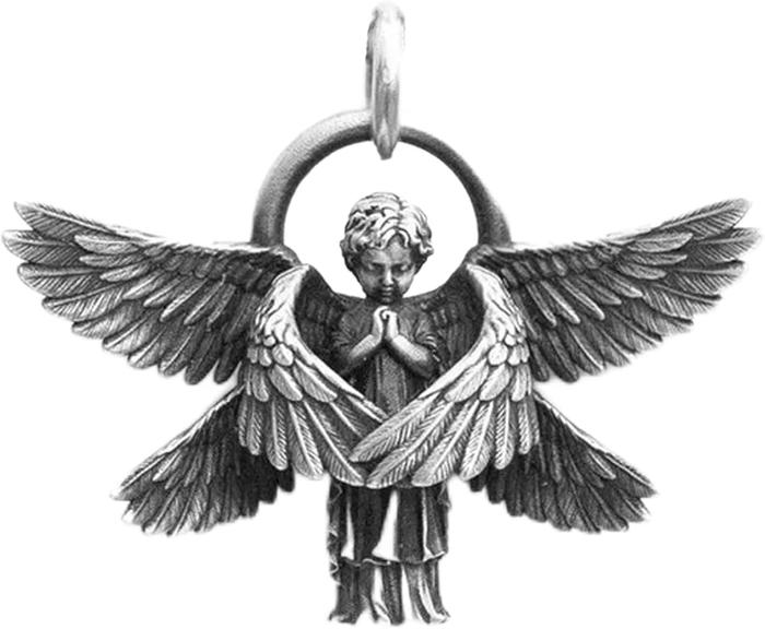 Seraph Angel Pendant Necklace for Men and Women